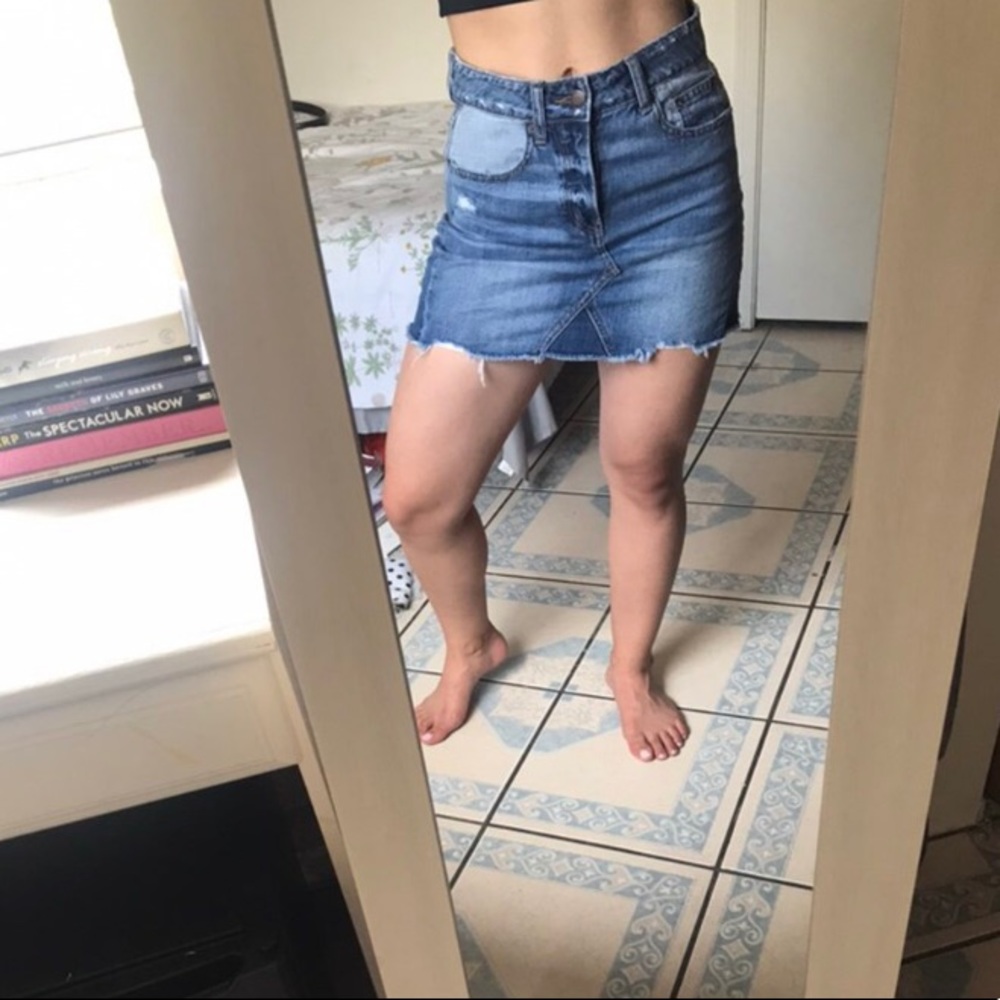 Denim skirt